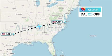 WN3457 Flight Status Southwest Airlines: Dallas to New.